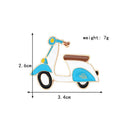 Cartoon Electric Car Brooches Badge Women Men Enamel Lapel Pins Ornaments