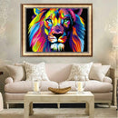 Colorful Lion 5D Diamond Painting Home Decor Embroidery Cross Stitch Craft