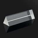 Optical Glass Triple Triangular Prism Physics Teaching Light Spectrum 9cm