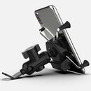 1X(Universal 360 Degree Adjustable Cell Phone Holder Motorcycle Bike Bicycl