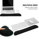 Keyboard Wrist Rest Pad Memory Foam Mouse Gel Wrist Support Cushion 2pcs Set New