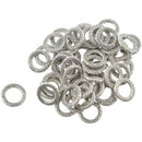 50 Pcs Soldered Closed Jump Rings 14mm Dia.