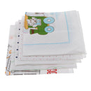 5pc Kids Cartoon Handkerchiefs Baby Hanky Comfy Soft Kerchiefs Party