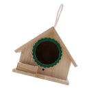 2X Wood Bird House, Unfinished DIY Arts and Crafts Bird House, Woodland Cabin