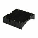1X Plastic Storage Case Holder Box Clip 4 Pin DIY For 4x 3.7V 18650 Battery E6J2