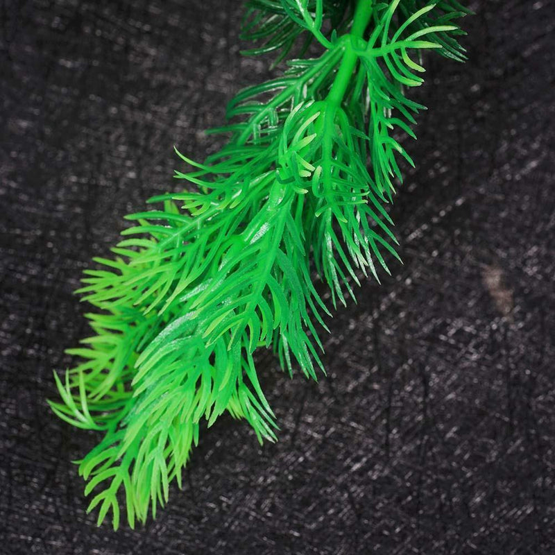 1x Aquarium Artificial Plant Fish Tank Ornament Grass Decoration Stone Base Tool