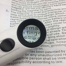 40X Magnifying Magnifier Glass Jeweler Eye Jewelry Loupe Loop With 2 LED LiS Hn