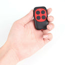 4 Channels 433MHz Remote Control Garage Door Electric Gate Key Fob (Red) A
