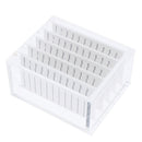 Clear Acrylic False Eyelash Organizer Case, 5 Layers (1 Box) Durable Eyelash
