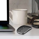 Silent Ergonomic Wireless Mouse + 2.4GHz USB Receiver + Type C Adapter For PC