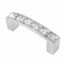 Pack of 10 Europe Style Square Clear Crystal Rhinestone Furniture Door Ward O1M7
