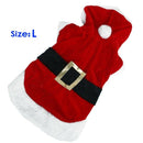 Santa Claus Dog Hoodie Costume - Size L W4E9