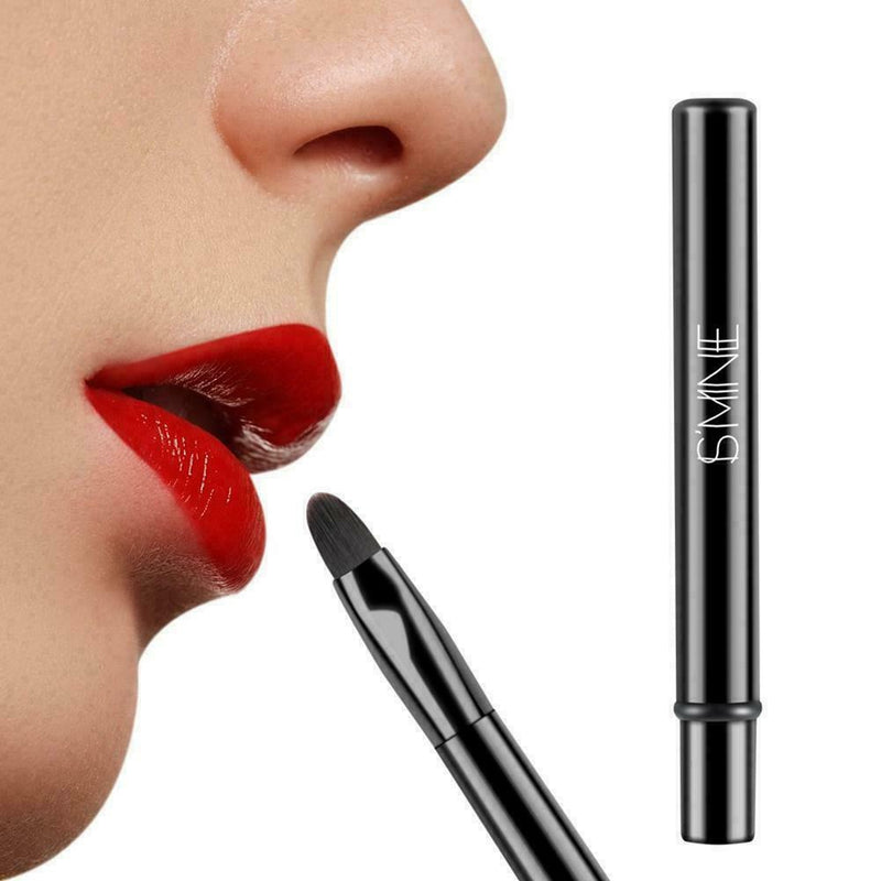 2-in-1 Beauty Retractable Lip Eyeliner Brushes Makeup 1pcs A Tools Cosmetic O5C5