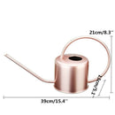 1300Ml Watering Can Metal Garden Stainless Steel for Home Flower Water Bott