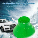 Cone Shaped Magic Car Windows Snow Remover Shovel Ice Scraper (7.5cm Green) A