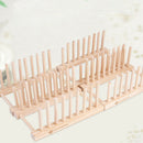 4pcs Dish Rack Drainboard Drying Dish Storage Cabinet Organizer Flatware Shelf