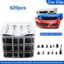 620pcs Car Door Push Pin Rivets 16 Sizes Trim Panel Bumper Retainers Fasteners