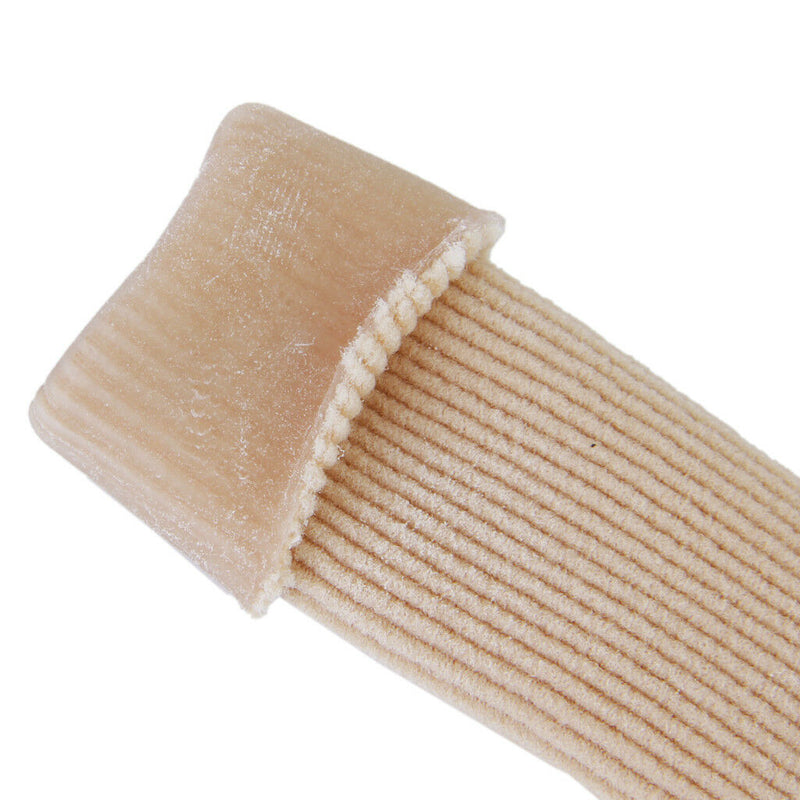 1x Soft Reusable Gel Big Toe Sleeve Tube Bandage 10cm Strap Cuttable Pain Relief