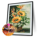 Flower 5D DIY Full Round Drill Diamond Painting Embroidery Kit Craft (B882)