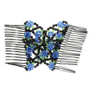 Professional Hair Comb Ladies Magic Beads Elasticity Double Bead string Cla