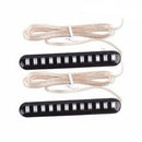 Motorcycle 12LED Flexible Strip Light Turn Signal Indicator Amber Waterproof3C