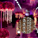 1M Clear Crystal Chandelier Lamp Parts Octagonal Beads Chain Pendant Party Home~