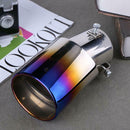 Universal Automobiles Car Gas Exhaust Flue Muffler Noise Snubber Tip Pipe