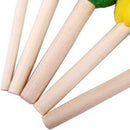 5Pcs/Set Children Diy Painting Sponge Brush Toys Wooden Handle Learning Tool Jâ„–[