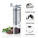 Portable Hand Crank Coffee Grinder Machine Stainless Steel Manual Crusher