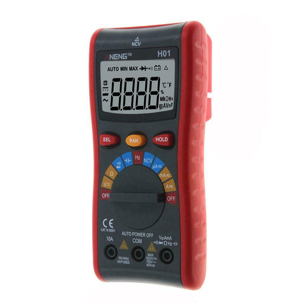 H01 Auto Range 4000Counts Digital Multimeter Backlight AC/DC Ammeter Voltme
