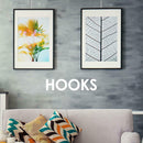Stainless Steel Exhibition Art Gallery Photo Display Wire Cable Hook (4PCS) A