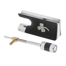 Violin Ebony Bow Frog with Screw for 4/4 3/4 Violin Fiddle Clover