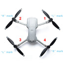 LED  Flash Foldable Quick-Release CW CCW Propellers with USB for DJI Mavic Air 2