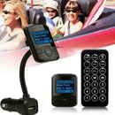 Car Kit MP3 Bluetooth Player FM Transmitter Modulator Rem I5A2 SD New Contr T9T0
