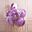 10pcs 12inch New Christmas Marble Agate Latex Balloon Marblezided Wedding P