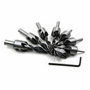 3mm/4mm/5mm/6mm/7mm/8mm/10mm 7+1 Triple Point Countersunk Auger set yui