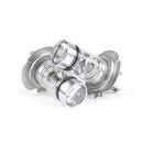Pair Universal H7 10000K 100W DRL Fog Driving Light Lamps Blue Bulbs