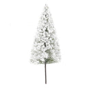 10pcs White Scenery Landscape Cedar Trees for Winter Snow Tree Layout 10cm
