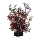 Aquarium Aquascaping Artificial Plant Decor, Dark Brown/ Red G1Z8