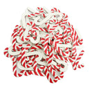 100 Pieces Candy Cane Walking Stick Wooden Shapes Ornament Scrapbook