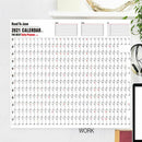 2021 Wall Calendar Year Planner Daily Plan Paper For Office School Home Supp Hn