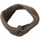 Winter Women Knit Bohemia Weaving Cross Headband Handmade Hairband Head wra F6V6