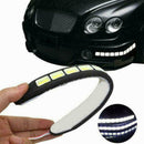 2pcs Waterproof Flexible Universal Car COB Led DRL Flowing Daytime Running J3Y5