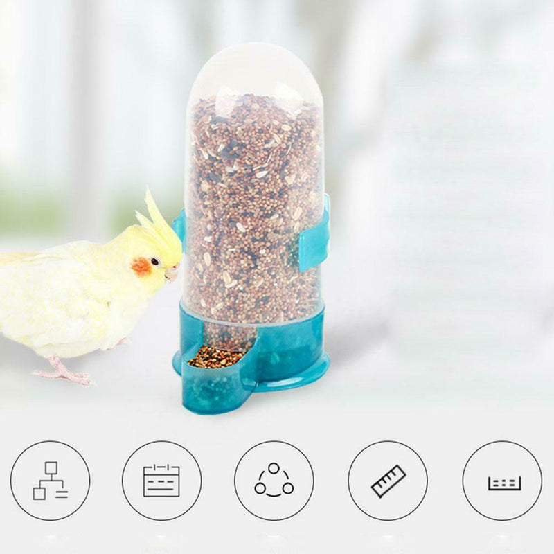 Parrot  Bird Water Food Feeder Parrot Canary Automatic Feeding Drink Dispenser