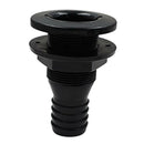 2pcs 1'' Black Plastic Marine Yacht Bilge