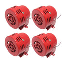 4x 3'' Metal Car Truck 1950's Electric Motor Driven Air Raid Siren