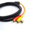 HDMI Male to 3 RCA Video Audio AV 1.5m Cable Adapter For 1080P HDTV  LJ