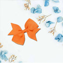 Ribbed Tape Swallowtail Bow Children's Hairpin Baby Hair Clip Headdress FHA