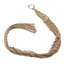 2 Pcs Macrame Plant Hanger Indoor Outdoor Hanging Planter Basket Jute Rope  B6G9