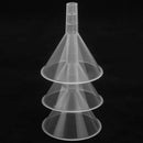 3pcs Transparent Plastic Funnels Filling Mini Bottles Liquid Water Perfume